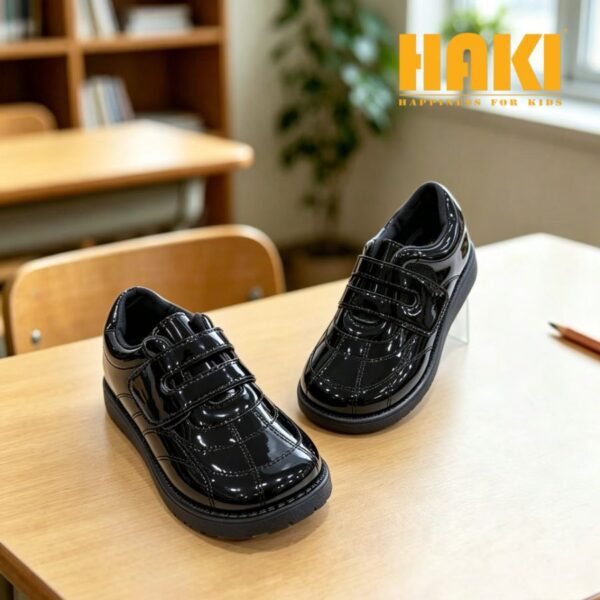 Boys School Shoes — HKL216亮