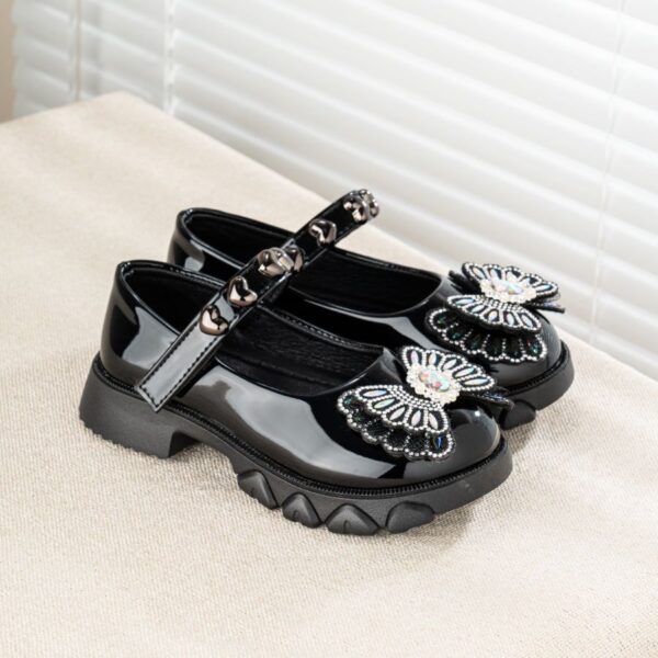 Black Flat Shoes — HKQ02