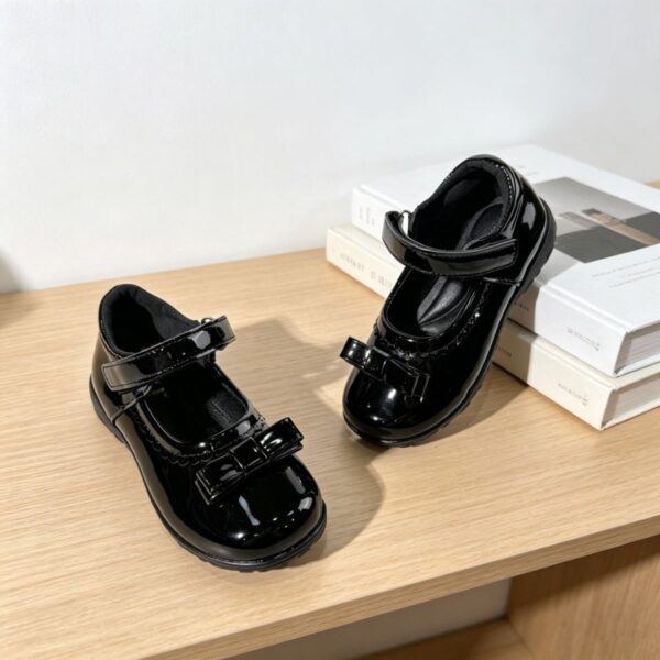 Girls School Shoes — HKL115亮