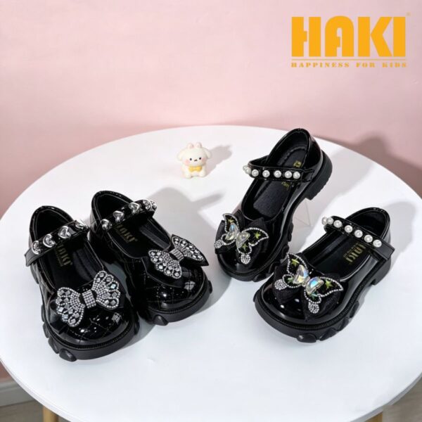 Black Flat Shoes — HKQ06