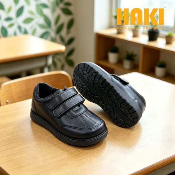 Boys School Shoes — HKL218哑